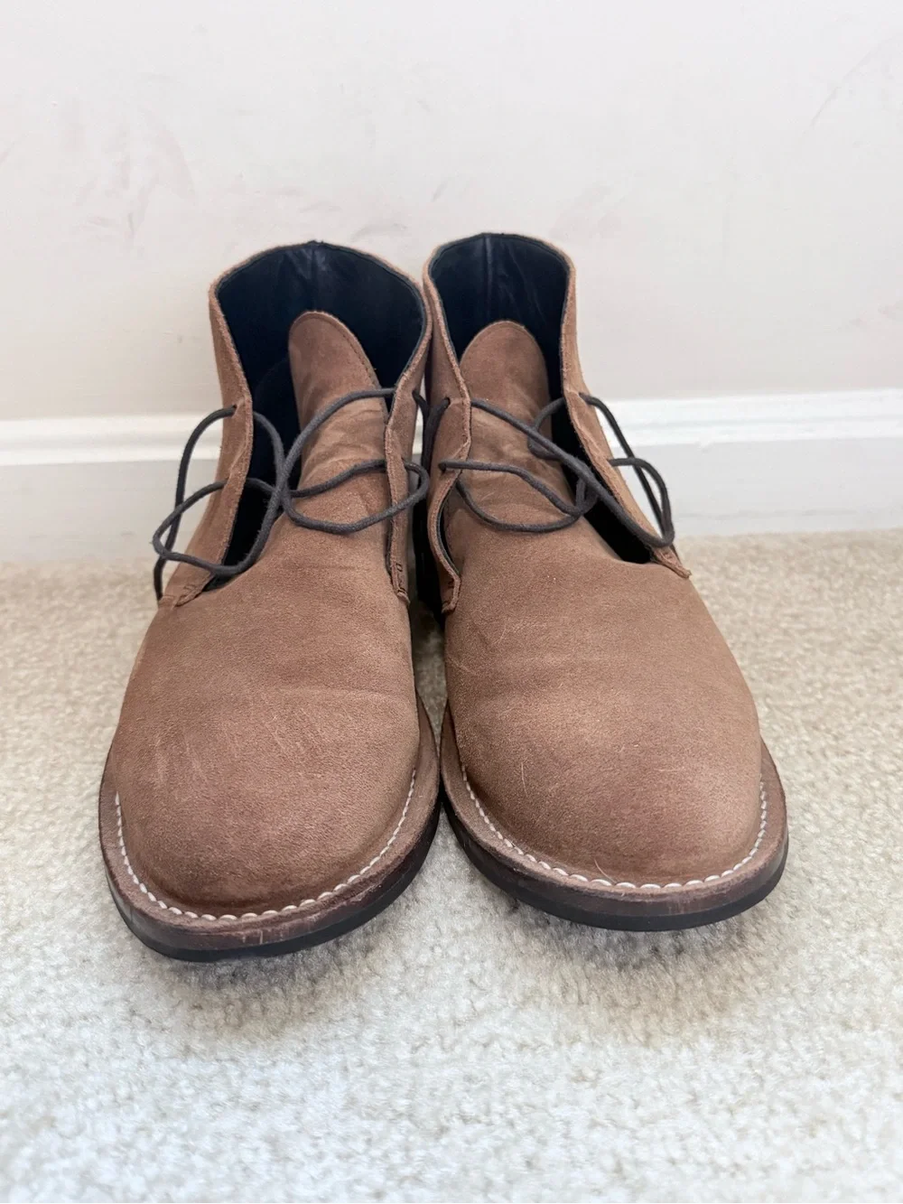 Thursday Boot Co. Scout Chukka Boots - Cognac Suede - Men's Size 10.5